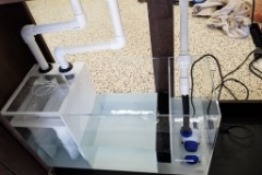 20190921 143356  The Eshopps RS-200 sump.  We will be running a Reef Octopus Regal 150 Protein Skinner in the center section.