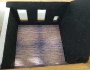20190216 125242  A 'wood' floor printed on photo paper.
