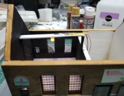 20190218 092446  The LED produced very blue light so I painted it with Tamiya "Orange Clear" acrylic paint so the LED would produce more incandescent looking light.