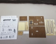 20190126 085400  The instructions and parts for the Vector Cut "Radio Station" kit.